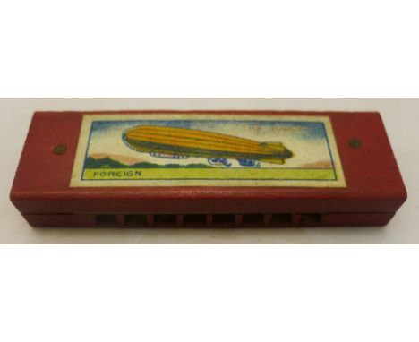 ''The Daisy'' Zeppelin air ship harmonica, early 20th century