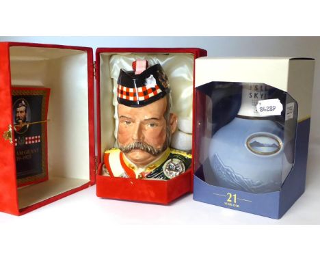 Grants 25 Year Old William Grant Doulton Character Jug, 750ml, 43%, in original presentation case: Isle of Skye 21 Year Old C