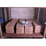 160x Transworld Metal Round Tubs 2L