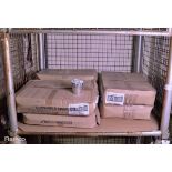 600x Transworld Galvanised Metal Buckets 0.5L