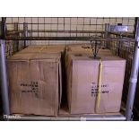96x Black Metal Food Baskets