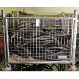 4x Various Lengths Black High Pressure Water Pipe