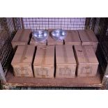 180x Transworld Metal Round Tubs 2L