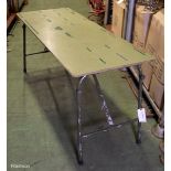 Folding Legged Table L 1500mm x W 600mm x H 730mm