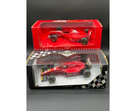 Two Pauls Model Art Ferrari F1 cars 1/18 scale within boxes(1400g)Ferrari F 310B 1997 Michael Schumacher collection - loose i