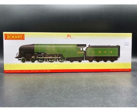 Hornby R3842 Class W1 Hush-Hush 4-6-4 10000 in LNER apple green (Promotional) - DCC(750g)Boxed and appears to be undisturbed 