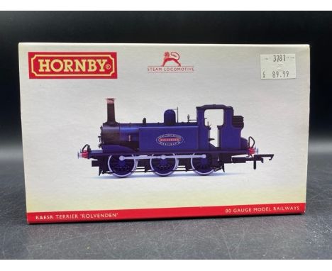 Hornby R3781 Class A1 Terrier 0-6-0T 5 "Rolvenden" in Kent and East Sussex Railway blue - DCC(250g)Boxed and appears to be un