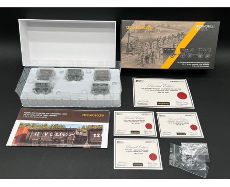 Four Accurascale The Railway Museum Children Collection 3T/4T 'Black Waggon' Coal triple pack ACC2815P (1500g) Note five wago
