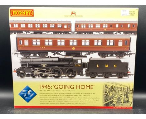 Hornby R3299 'Going Home' train pack - 70th Anniversary of the end of WWII with Black 5 4-6-0 5156 in LMS Black and 3 x LMS P