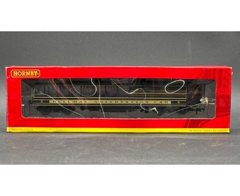 Hornby R4377 Devon Belle Pullman Observation Car with working lights - Tested (250g) Fine detail - Condition Report - Rolling