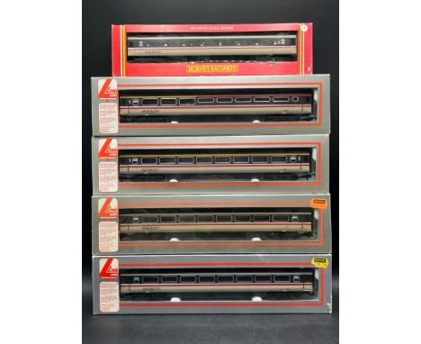 Five OO gauge HST InterCity boxed coaches 'Ready-to-Roll'(1000g)Lima L305391 Mk3 TSO Trailer Standard Open in Intercity Swall