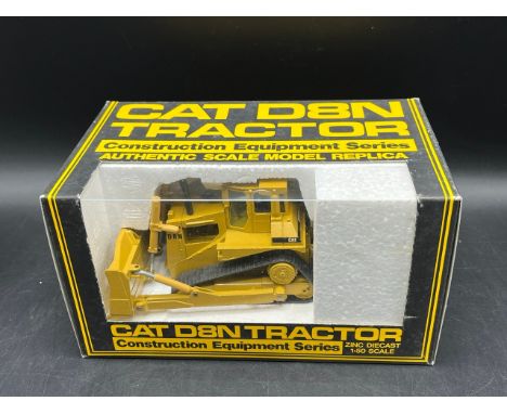 NZG Modelle Cat D8N Tractor 1:50 scale 231962 Art Nr.233 Construction Equipment Series in box with packing sleeve (750g) - Co