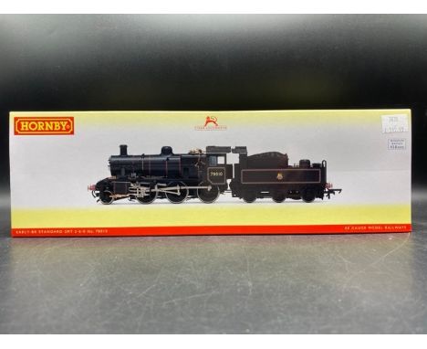 Hornby R3838 Standard Class 2MT 2-6-0 78010 in BR black with early emblem(550g)Boxed and appears to be undisturbed from packa