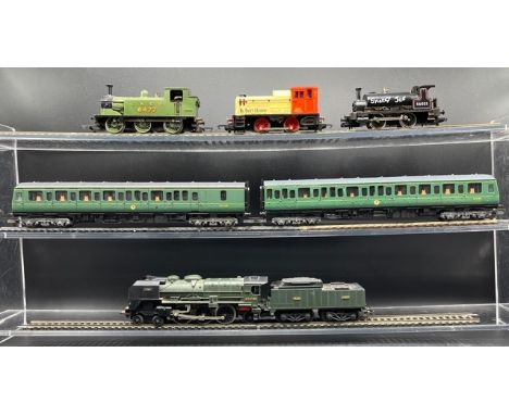 Five OO gauge Locomotives, three Runners(1400g) Lima Class 117 2 Car DMU Set In BR Green - Non-RunnerHornby R234A Class 06 A5