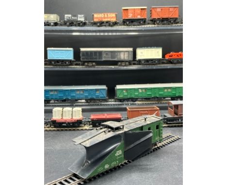 Twenty OO gauge Rolling stock from Hornby/Triang, Peco (1), Slaters kits (3), Lima (1) includes Snow Plough(2400g)Some dustSu