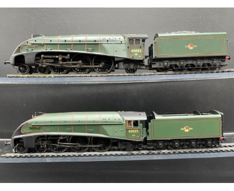 Two Hornby OO gauge Steam Locomotives, both Tested Runners(1000g)Hornby Class A4 4-6-2 60032 "Gannet" in BR green with late c