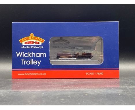 Bachmann Branchline 32-991 Wickham Trolley and trailer in BR Maroon(200g)Boxed and appears to be undisturbed from packaging, 