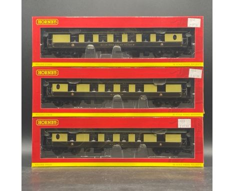 Three OO gauge Hornby Brighton Belle Car Trailers, 'As New'(750g)Hornby R4512 1934 Brighton Belle Car (Pullman Trailer 3rd) -