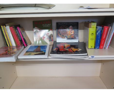 A collection of ceramic reference books