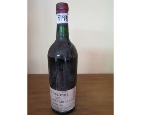 One bottle of 1967 Taylors Vintage Port