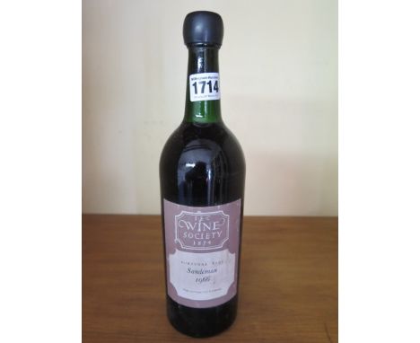 One bottle of 1966 Sandeman Vintage Port