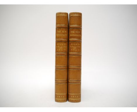 Wilkie Collins: 'The New Magdalen', London, Richard Bentley and Son, 1873, 1st edition, 2 volumes, All details [except for bi