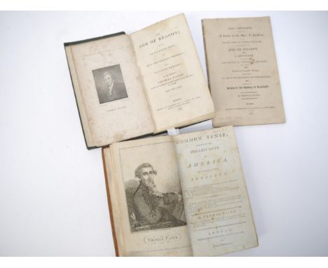 Thomas Paine, six works bound together in one volume, comprising: 'Rights of Man: being an answer to Mr. Burke's attack on th