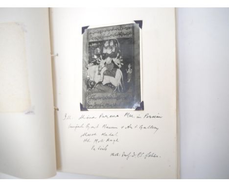 (India, Punjab), an album containing 44 circa mid 20th Century photographs of Punjab school miniature paintings, images mainl