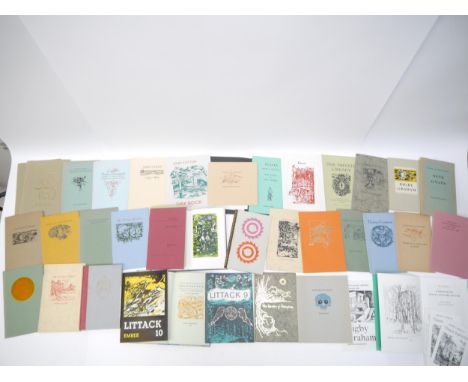 (Rigby Graham, Pandora Private Press, Trevor Hickman, Toni Savage), a collection of 38 private press books &amp; booklets ill