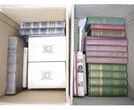 (Robert Burns), a collection of approximately 60 Robert Burns and related volumes, including 'The Poetical Works of Robert Bu