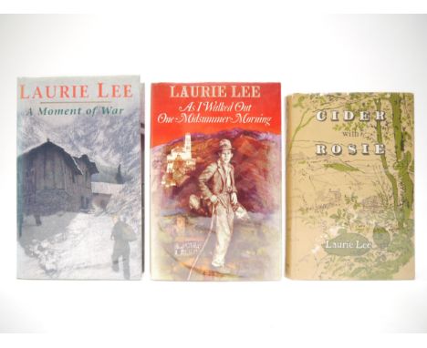 Laurie Lee, the autobiographical trilogy: 'Cider With Rosie', London, The Hogarth Press, 1959, 1st edition, original cloth gi