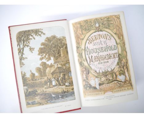 Mrs Isabella Beeton: 'The Book of Household Management', London, Times Newspapers &amp; Jonathan Cape, 1968 limited edition f