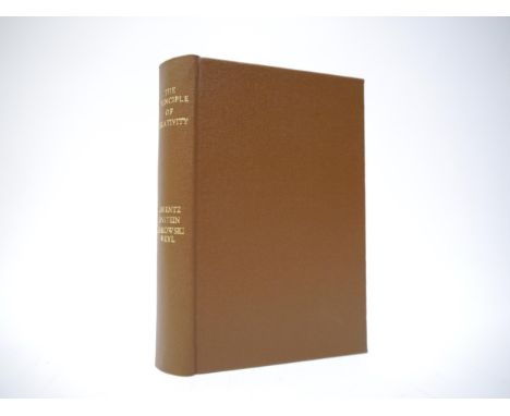 Albert Einstein, H.A. Lorentz, H. Minkowski &amp; H. Weyl: 'The Principle of Relativity, A Collection of Original Memoirs on 