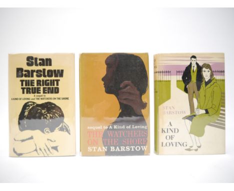 Stan Barstow, The Vic Brown trilogy, all UK first editions published London, Michael Joseph, all original cloth, all in uncli