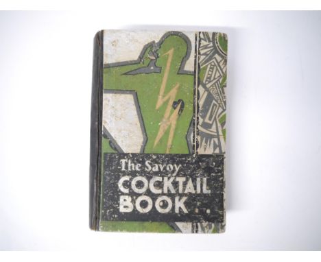 Harry Craddock: 'The Savoy Cocktail Book', London, Constable and Company, 1930, 1st edition, illustrations and decorations pr