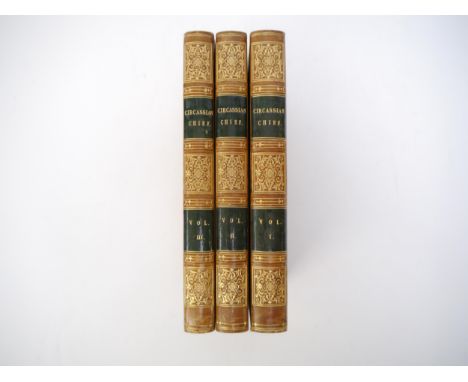 William H.G. Kingston: 'The Circassian Chief', London, Richard Bentley, 1843, 1st edition, 3 volumes, triple decker, Vol. I, 