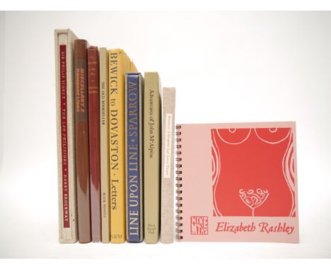 Nine Private Press books, including: 'Miscellany 2: A New Collection of Work Completed or Projected, or Done to Display Types