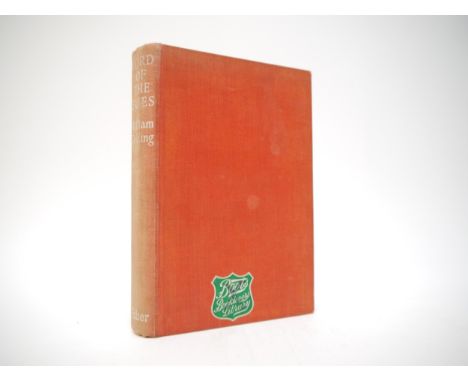 William Golding: 'Lord of the Flies', London, Faber &amp; Faber, 1954, 2nd impression, original cloth (spine sunned, Boots th