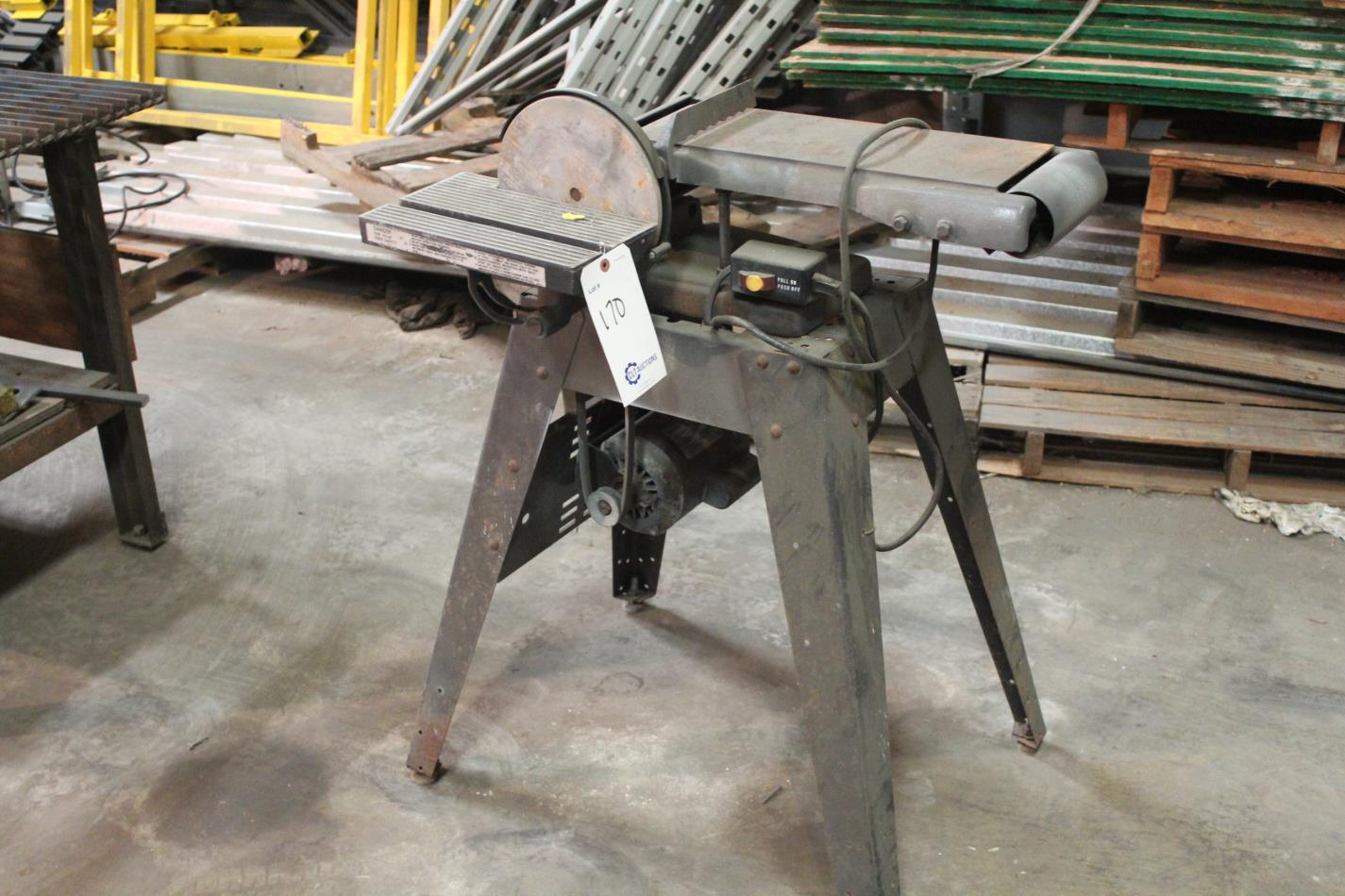 Craftsman 113225930 Belt/ Disc Sander 9" Disc, 6"W Belt. 115/230/1ph, 3/4hp