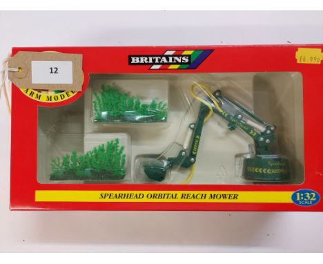 Manufacturer  - Britains | Description - Spearhead Orbital Reach Mower | Stock Code - 00048 | Notes - GC - Box slight wear| S