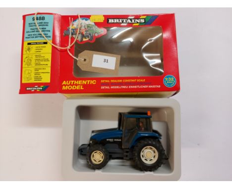 Manufacturer  - Britains | Description - New Holland 8560 Tractor | Stock Code - ? | Notes - GC - Box slight wear| Scale - 1: