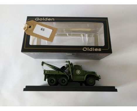 Manufacturer  - Golden Oldies | Description - Diamond T969 Wrecker 4 to 6x6 US Army | Stock Code - 7911 | Notes - VGC - Box g