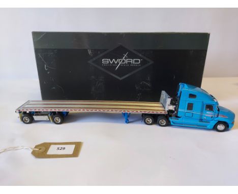 Manufacturer  - Sword | Description - Freightliner Century Class S/T with East Flatbed - ATS | Stock Code - SW2062-ATS | Note