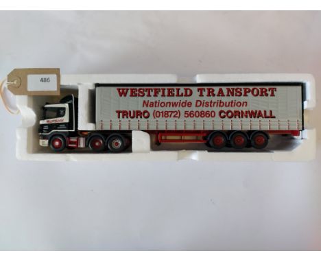 Manufacturer  - Corgi | Description - Scania 4 Series Curtainside - Westfield Transport Ltd | Stock Code - CC12213 | Notes - 