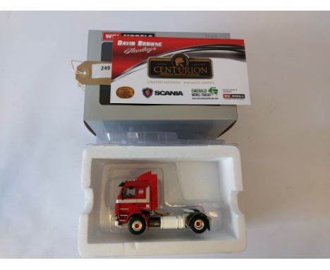 Manufacturer  - WSI | Description - Scania 3 4x2 - David Browne Haulage | Stock Code - 02-2671 | Notes - VGC - Box Good| Scal