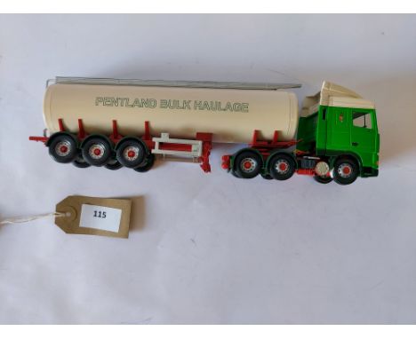 Manufacturer  - Corgi | Description - DAF 95XF & Tanker Trailer - Pentland Bulk Haulage | Stock Code - ? | Notes - Fair - No 