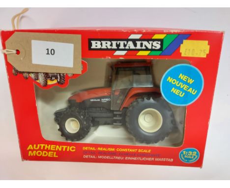 Manufacturer  - Britains | Description - New Holland M160 Tractor | Stock Code - 9445 | Notes - GC - Box slight wear| Scale -