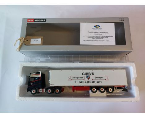 Manufacturer  - WSI | Description - Volvo FH4 Globetrotter XL 6x2 Twin Steer & Reefer Trailer - Gibb's of Fraserburgh | Stock