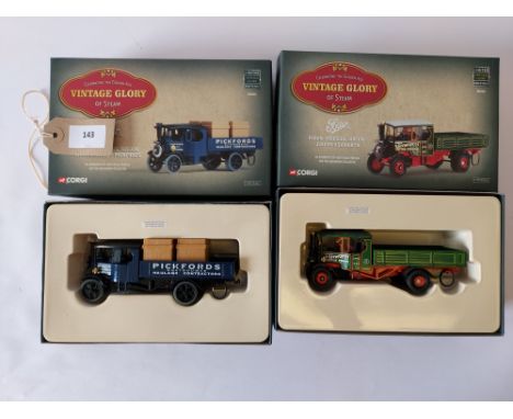 Manufacturer  - Corgi | Description - 2 x Vintage Glory of Steam Models | Stock Code - Job Lot | Notes - VGC - Boxes Good| Sc