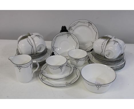A pretty Shelley tea service 36 pieces 